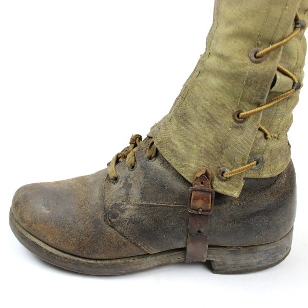 M1917 trench roughout leather boots - 7 1/2 EE