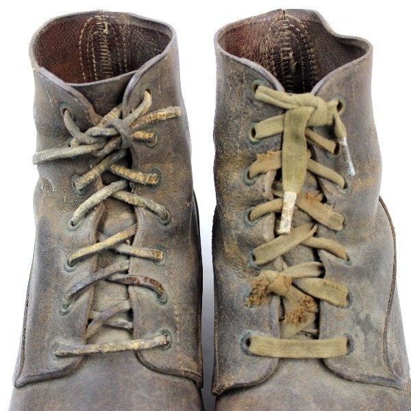 M1917 trench roughout leather boots - 7 1/2 EE