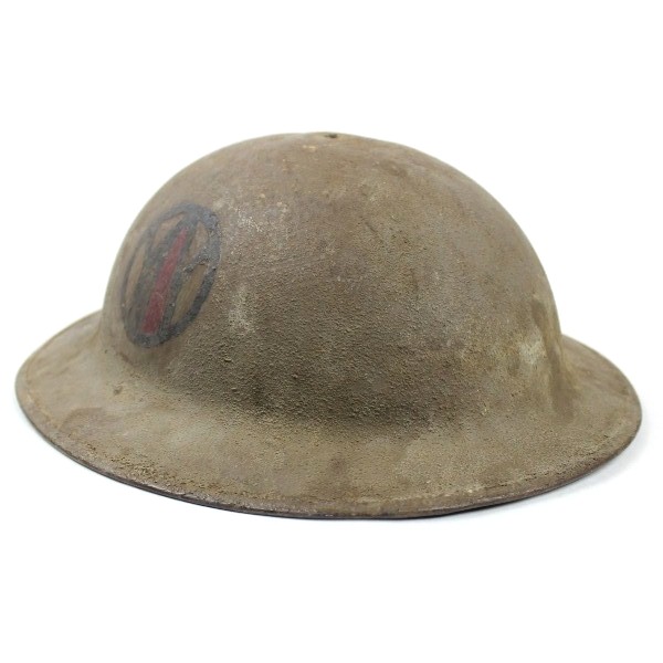 M1917 Doughboy standard steel helmet - MG Bn - 89th ID