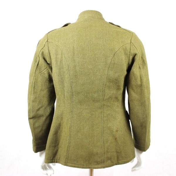 M1917 OD wool service tunic - 89th ID - 341st Artillery Bn - Co C