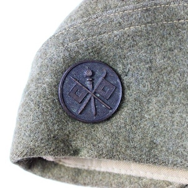M1912 OD wool service tunic w/ cap - Signal Corps - 89th ID