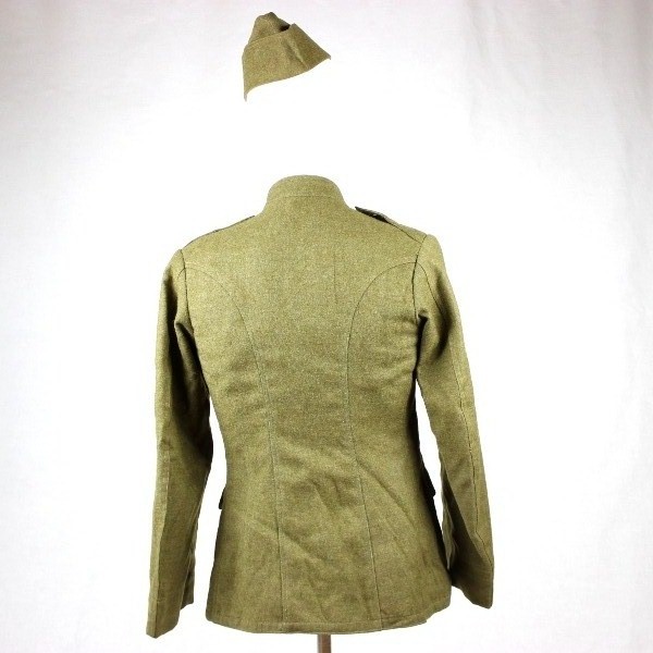 M1912 OD wool service tunic w/ cap - Signal Corps - 89th ID