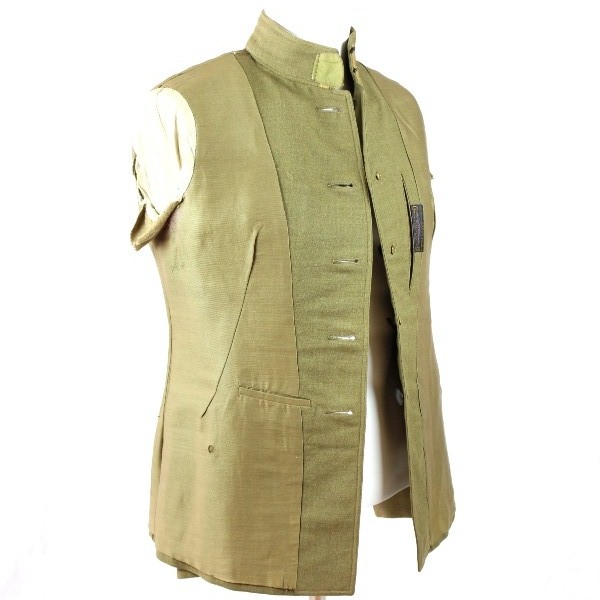 Custom tailored artillery officer OD wool tunic