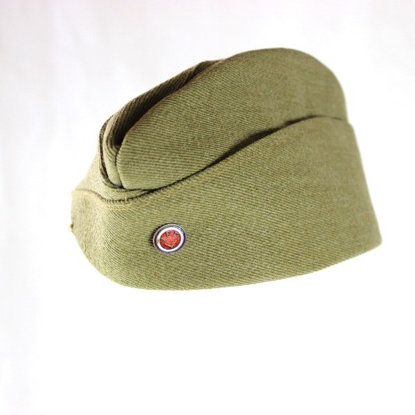 EM Wool garrison cap / Overseas cap - American Expeditionary Force - ID'ed