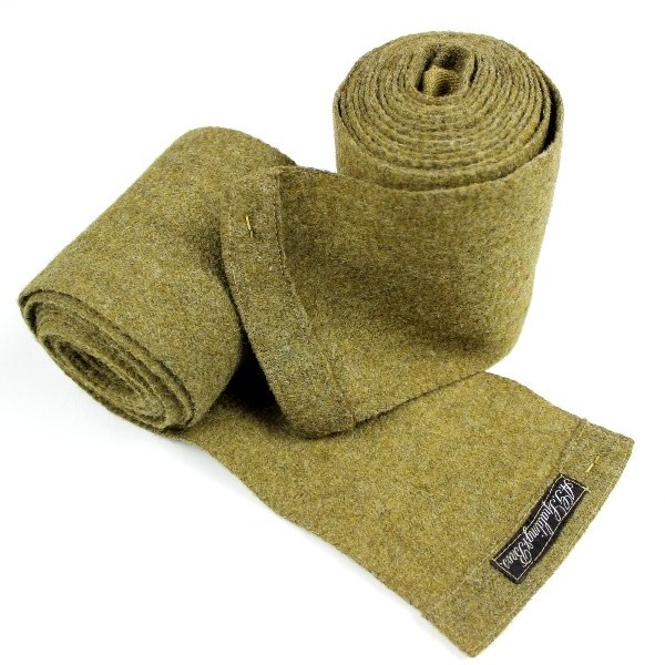  OD wool puttees / leg wraps - A.G. Spalding Bros.