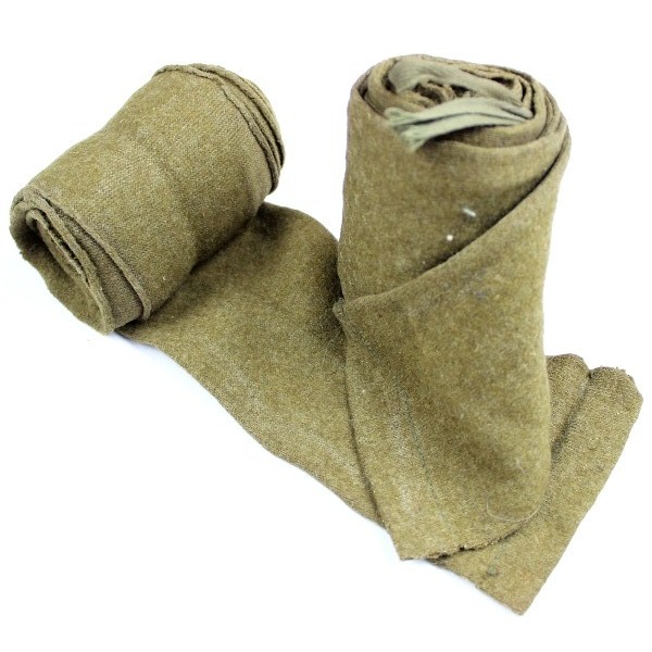 EMs OD wool puttees / leg wraps