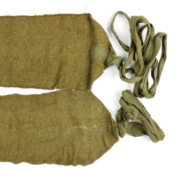 EMs OD wool puttees / leg wraps