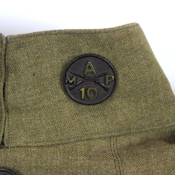 Uniform grouping - MP unit EM tunic & trousers w/ ID tags
