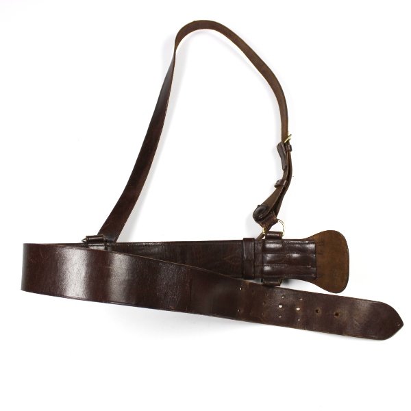 Officers Sam Browne belt w/ shoulder strap - Private purchase