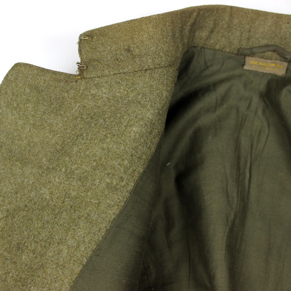 Officers OD wool service coat w/ breeches - Large size