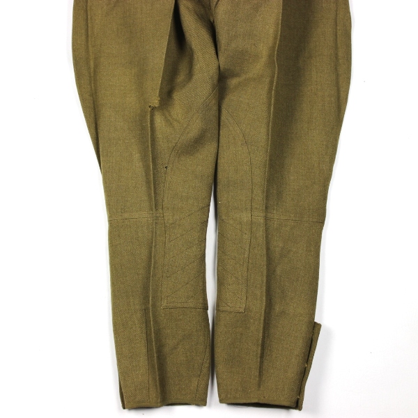 Officers OD wool service coat w/ breeches - Cavalry