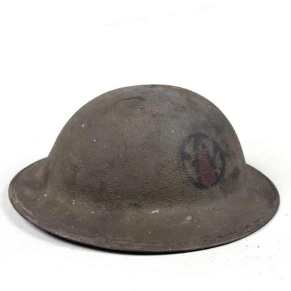 M1917 Doughboy standard steel helmet - 89th ID