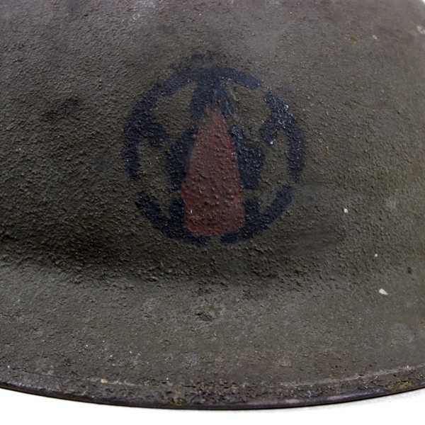 M1917 Doughboy standard steel helmet - 89th ID