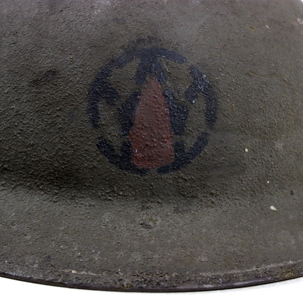 M1917 Doughboy standard steel helmet - 89th ID