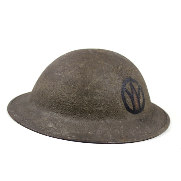 M1917 Doughboy standard steel helmet - 89th ID