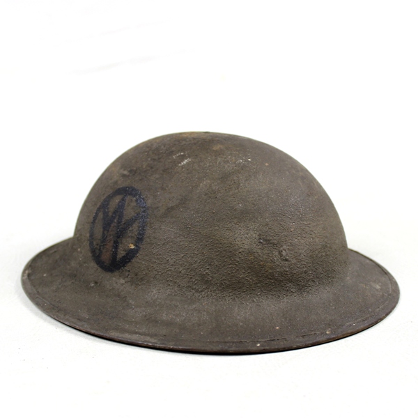 M1917 Doughboy standard steel helmet - 89th ID