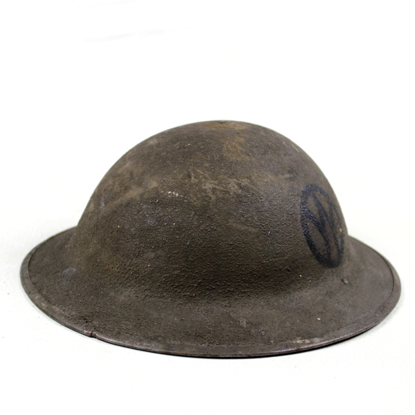 M1917 Doughboy standard steel helmet - 89th ID