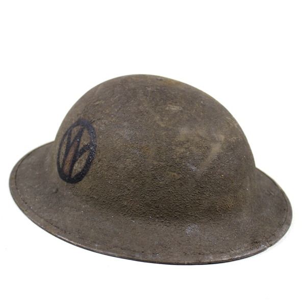 M1917 Doughboy standard steel helmet - 89th ID