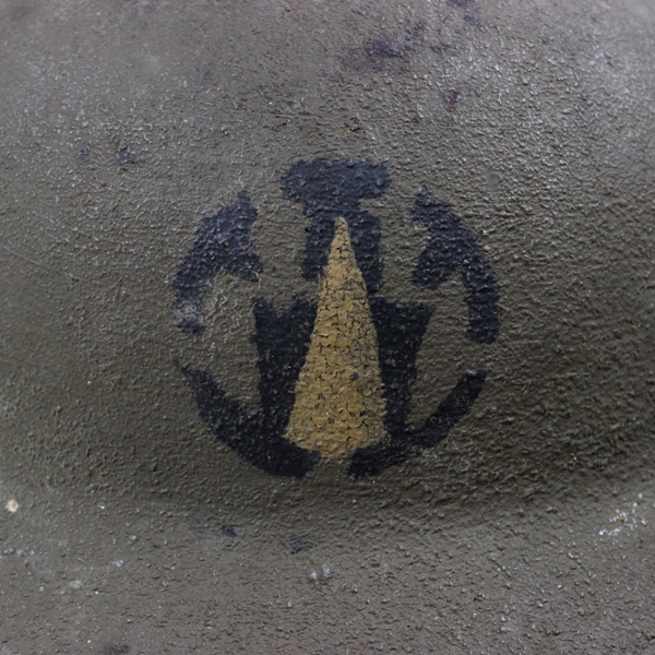 M1917 Doughboy standard steel helmet - 89th ID
