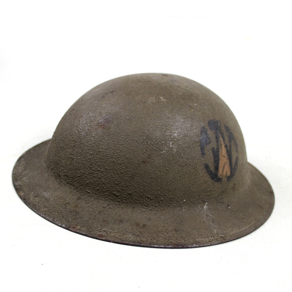 M1917 Doughboy standard steel helmet - 89th ID