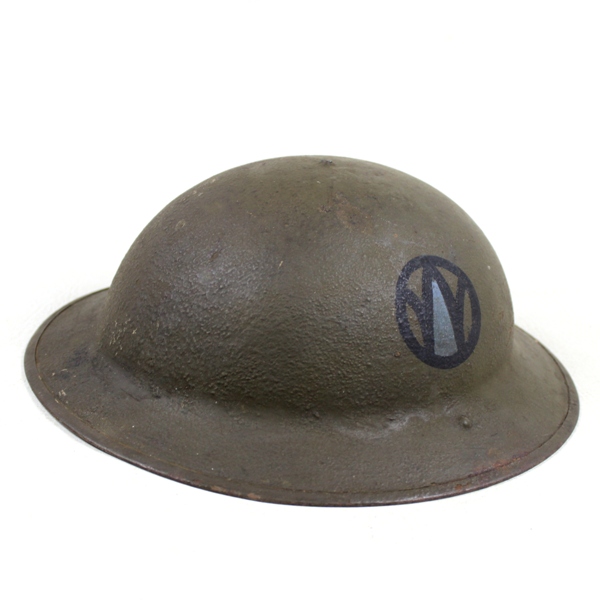 M1917 Doughboy standard steel helmet - 89th ID