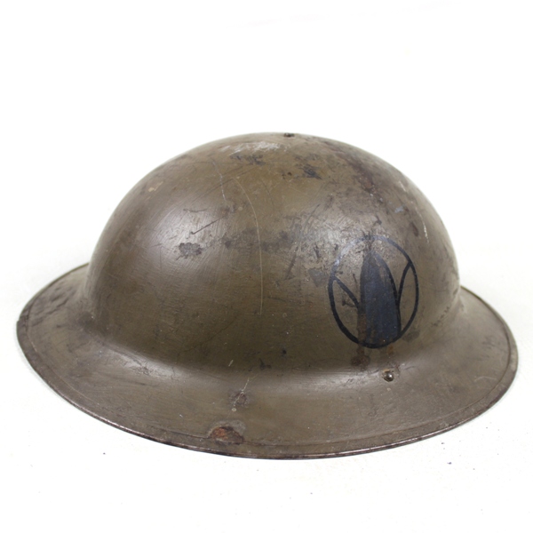 M1917 Doughboy standard steel helmet - 89th ID