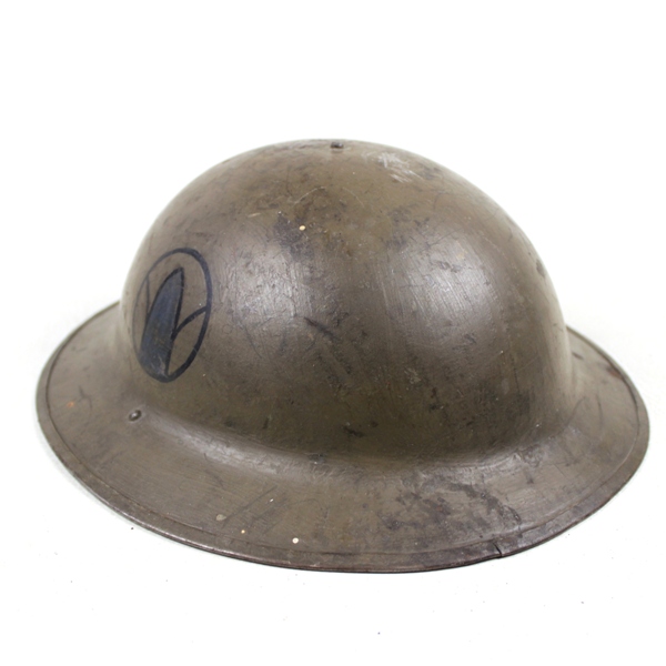 M1917 Doughboy standard steel helmet - 89th ID