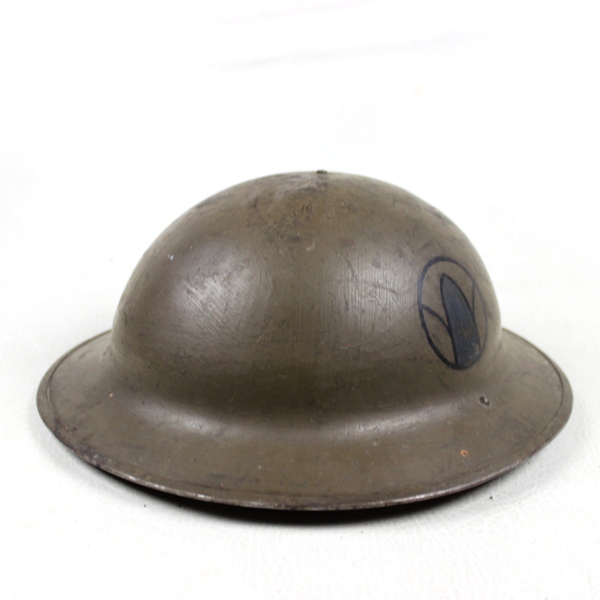 M1917 Doughboy standard steel helmet - 89th ID