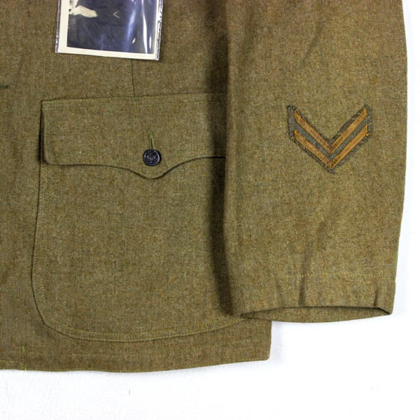 M1917 OD Wool service tunic - 353rd Infantry - 89th ID
