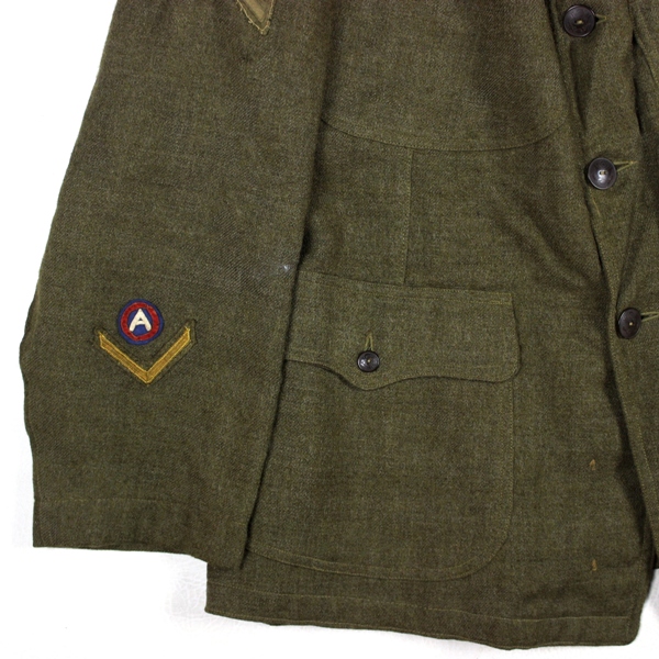 M1917 OD Wool service tunic - 355th Infantry - 89th ID