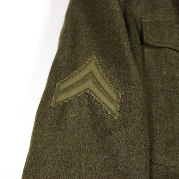 M1917 OD Wool service tunic - 355th Infantry - 89th ID