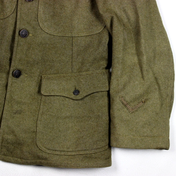 M1917 OD Wool service tunic  - 89th ID early variant