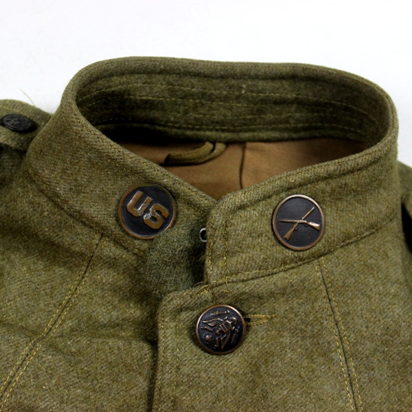 M1917 OD Wool service tunic  - 89th ID early variant