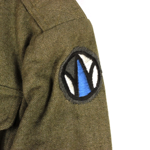 M1917 OD Wool service uniform - 356th Infantry - 89th ID