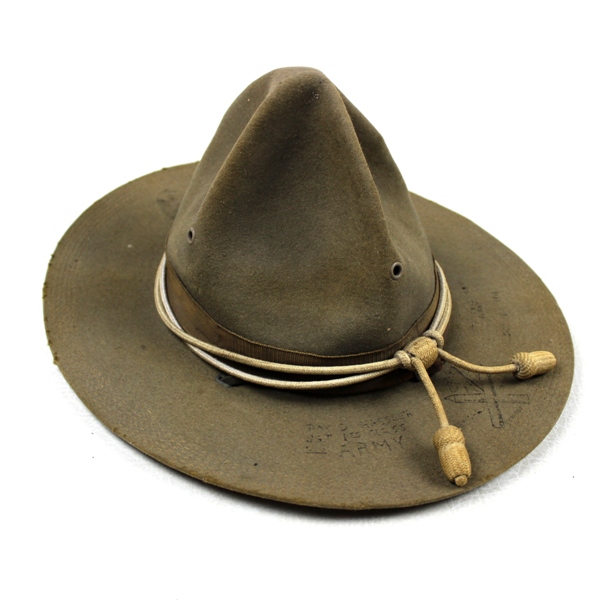 M1911 campaign hat - Chemical Weapons Section