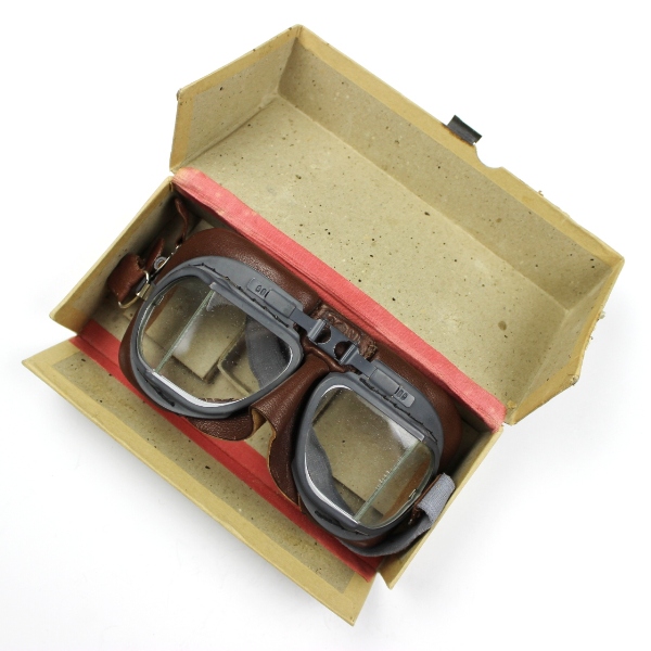 RAF MK VIII flight goggles w/ box 