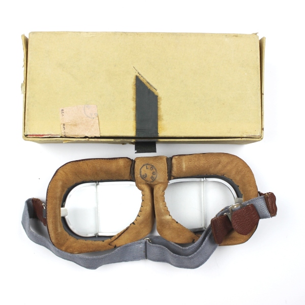 RAF MK VIII flight goggles w/ box 