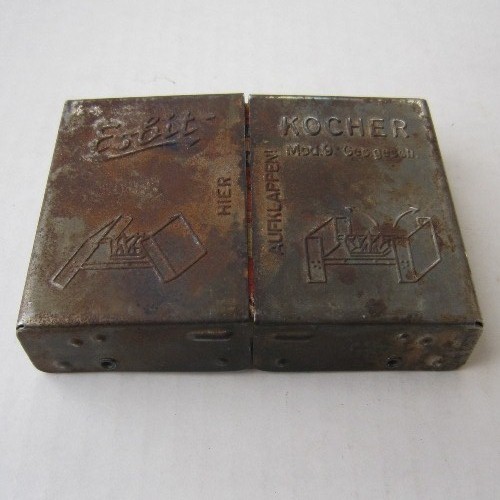 German WW2 Esbit field stove mod.9 fuel tablets