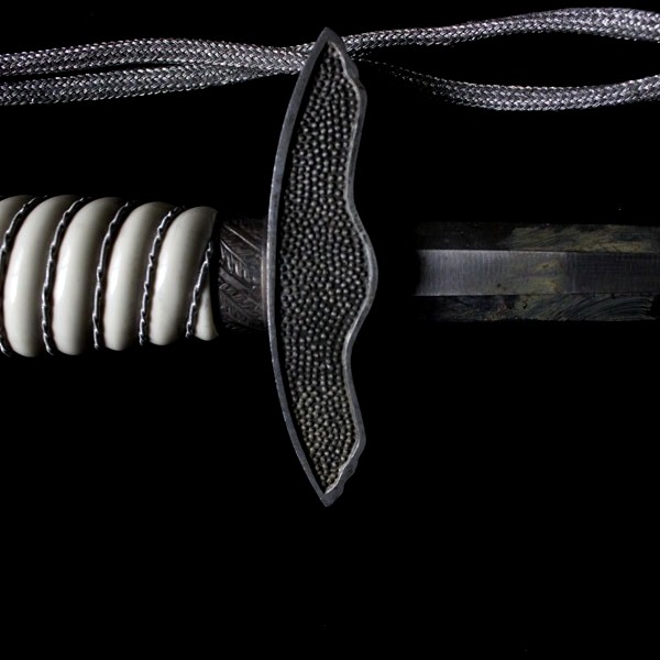 Luftwaffe officer’s dagger with silver dress tassel and hangers