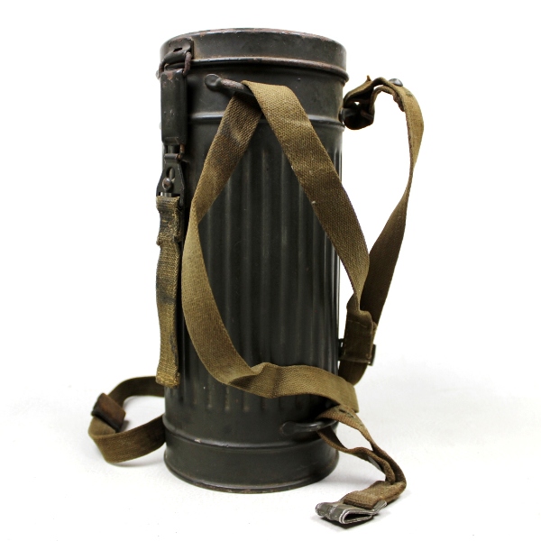 M1930 Gasmask, canister and straps - Identified