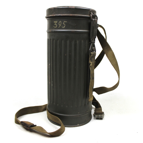 M1930 Gasmask, canister and straps - Identified