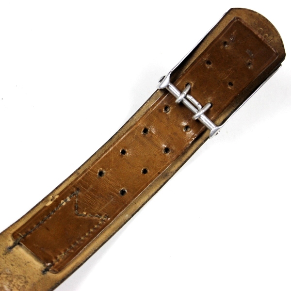 Luftwaffe EM NCO belt buckle w/ leather belt