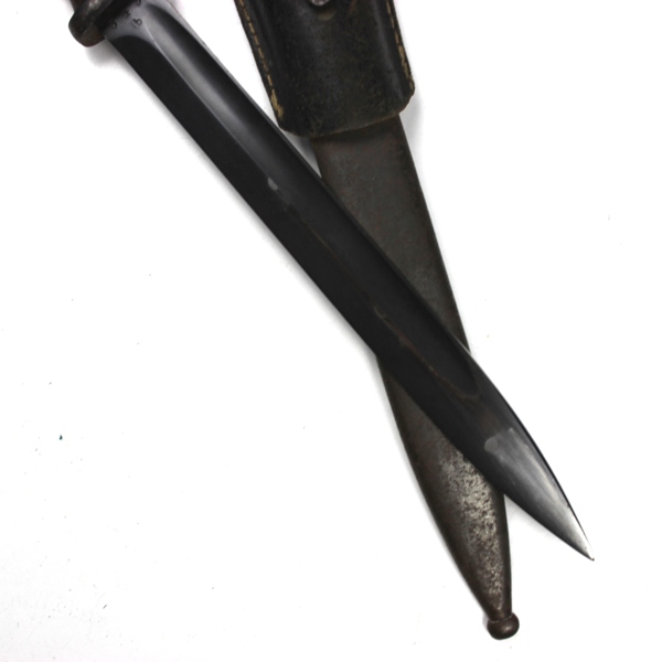 Mauser K98 bayonet w/ scabbard and leather frog