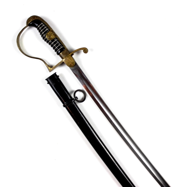 WH officers dress sword - Robert Klaas Solingen dove head