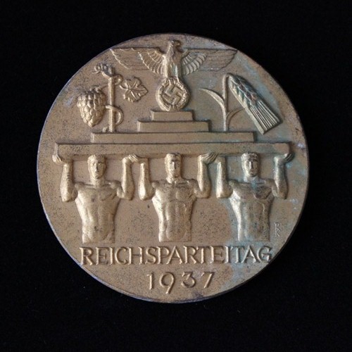 NS Winner medal in gold - Reichsparteitag 1937