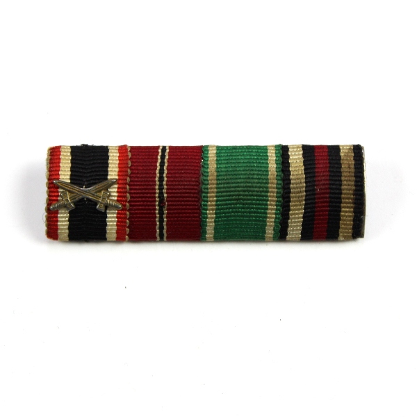 4 place ribbon bar -  Hindenburg Cross - Eastern Volunteers