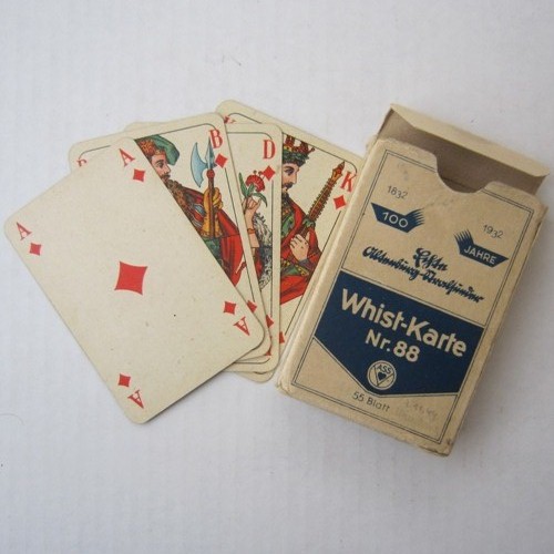 German WW2 Whist playing cards Nr.88