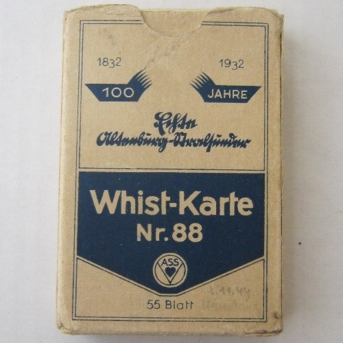 German WW2 Whist playing cards Nr.88