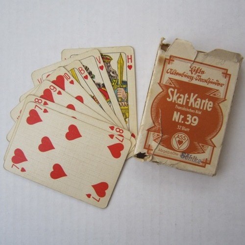 German WW2 Skat playing cards Nr.39