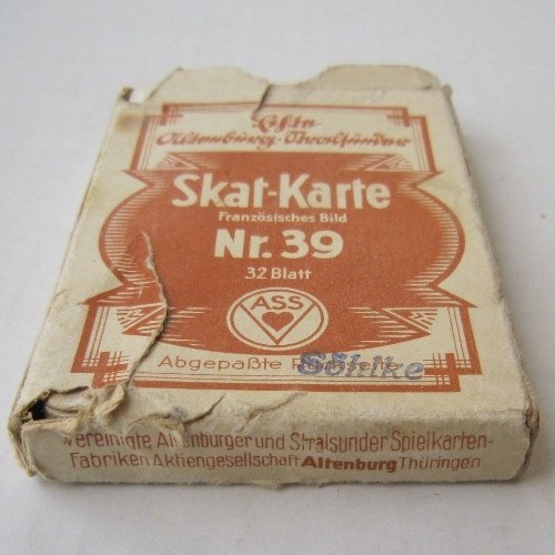 German WW2 Skat playing cards Nr.39